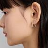 Square Line Cubic Earring