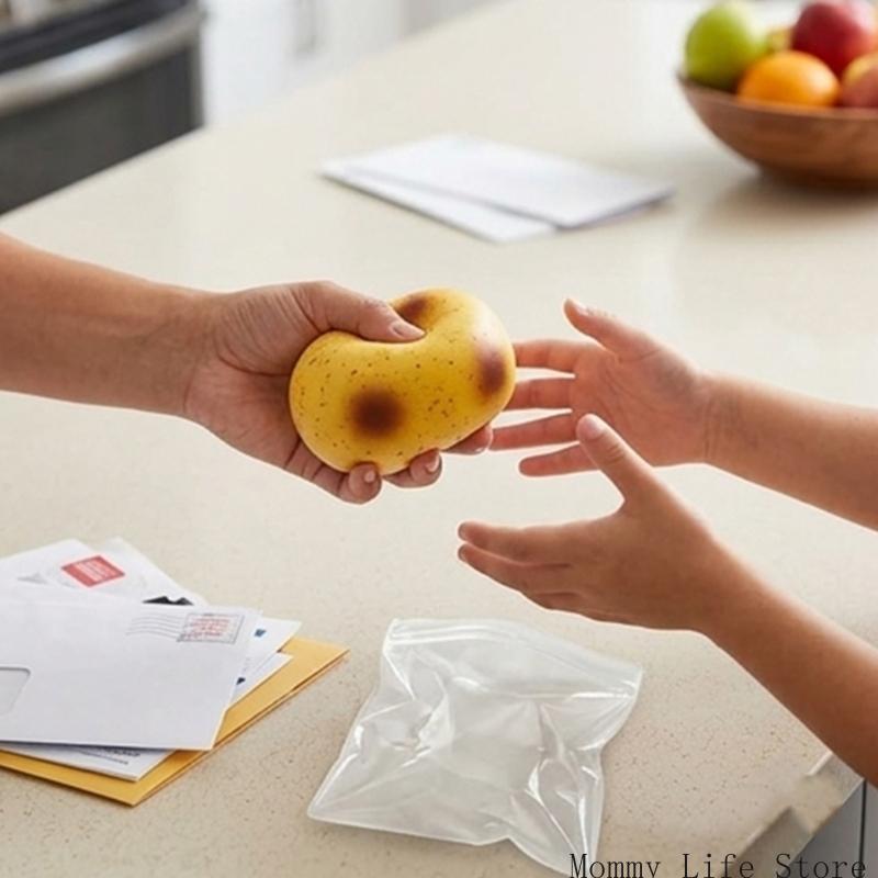 Lustiges Quetschkartoffel Sensorikspielzeug Langsam aufsteigender Quetschball Stressabbau Spielzeug für Erwachsene Kinder Schüler Tägliche Unterhaltung