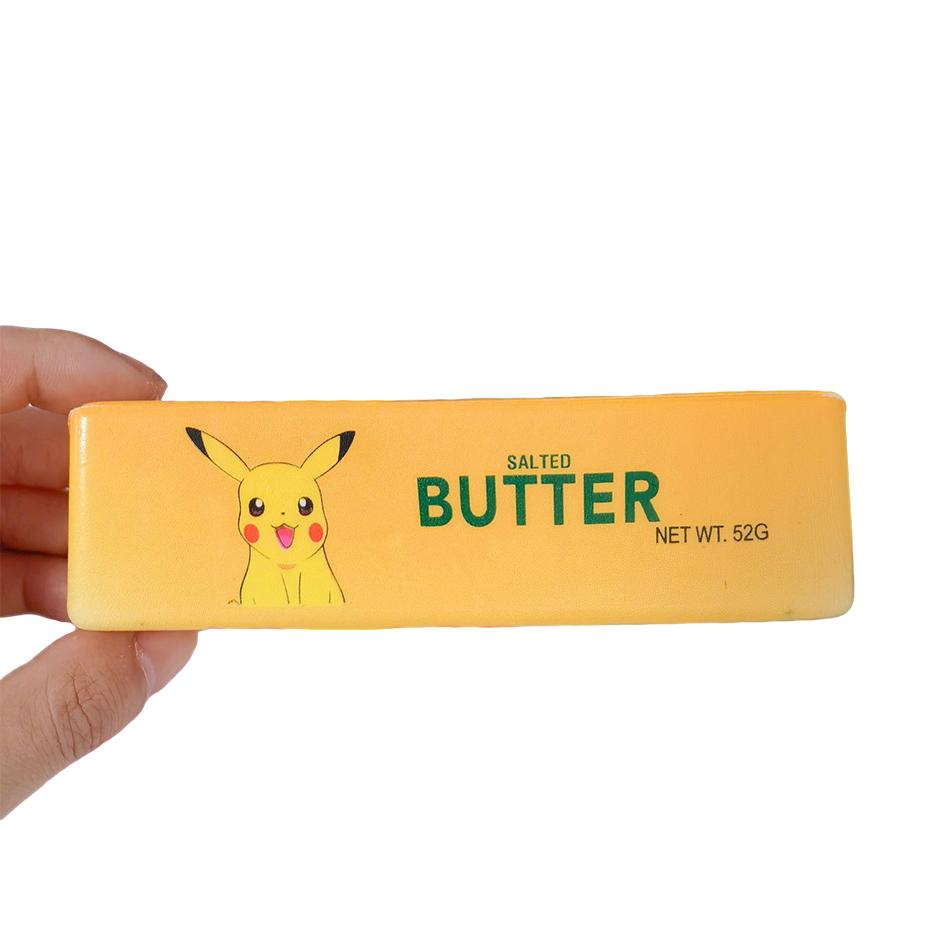 Cute New Butter Stick Fidget Toys Squishy Elastic Cheese Stick Funny Decompression Stress Anxiety Relief Game Squeeze Prank Toy
