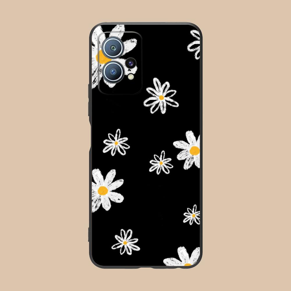 Classic Daisy Mobile Cell Phone Case for Huawei P60 P50 P40 P30 P20 P10 P9 P8 Pro Lite Plus Colorful Printing Cover Luxury Cover