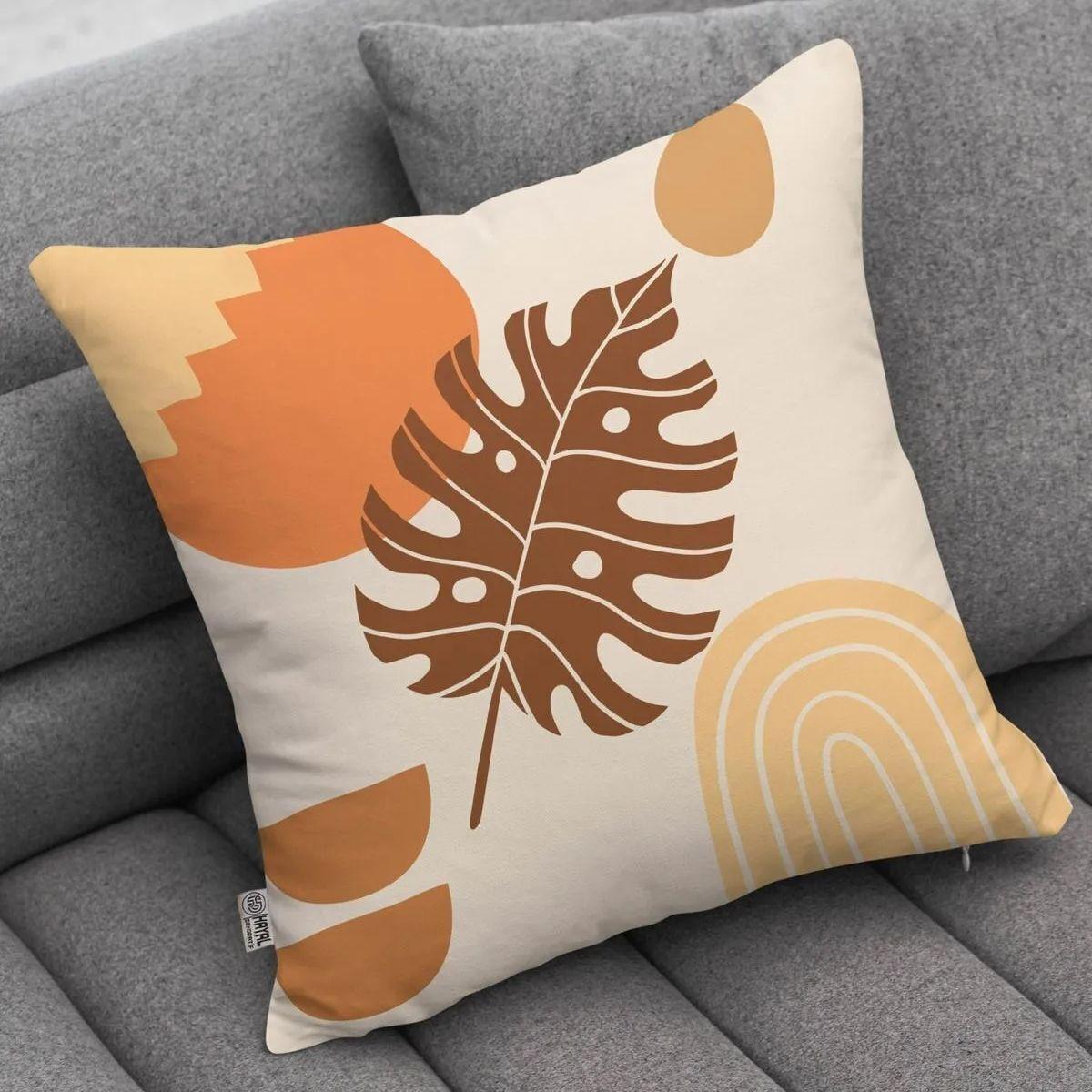 

4 Pieces Digital Printing Pillow Case Bohemian Flat Design Boho Art Digital Printed Gift Decorative Pillowcover