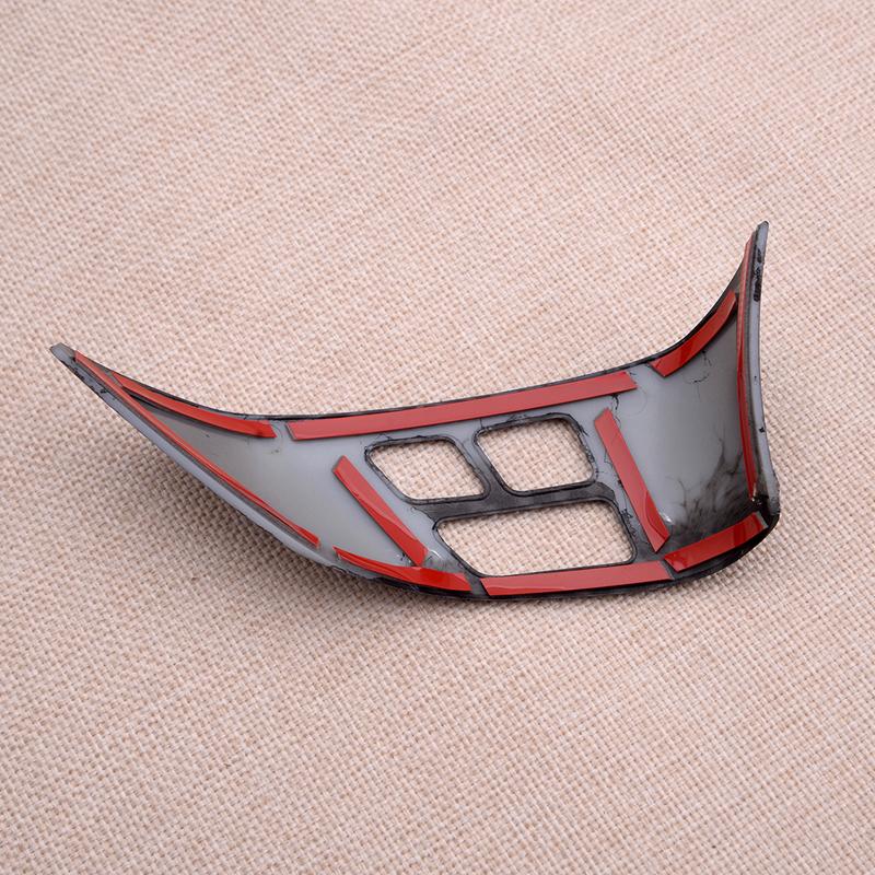 1 Pair Carbon Fiber Style Steering Wheel Button Cover Trim Frame Sticker Fit for BMW 3 series E90 E84