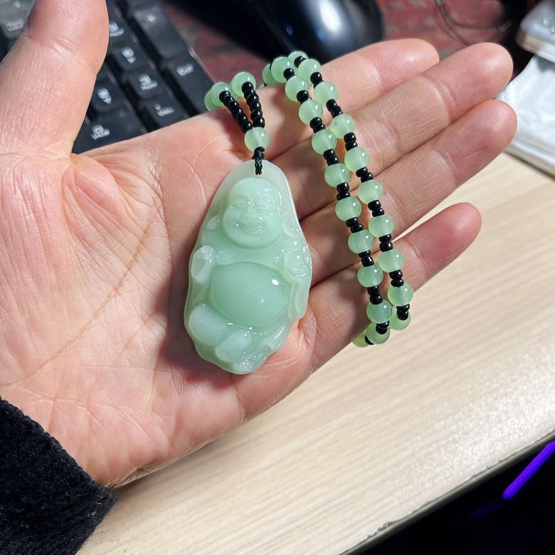 Drache Verwandelt Fisch Buddha Halskette: Reichtum & Schutz