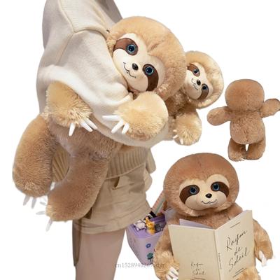 Simulation 50cm Sloth Plushies Doll Cute Stuffed Animals Kawaii Soft Lifelike Toys for Girls Boys Birthday Gifts Home Decor