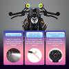 Motorcycle RGB with Horn Fog Work Lamp Headlight Driving Running Super Brighter 12V 80V for 4x4 High/Low Spot Accessories