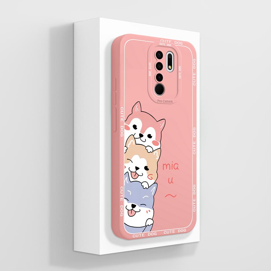 For Redmi 9 9A 9C 9T Case Cute Panda Soft Liquid Silicone Phone Housing For Xiaomi Redmi9 Power High Quality Durable Back Cover