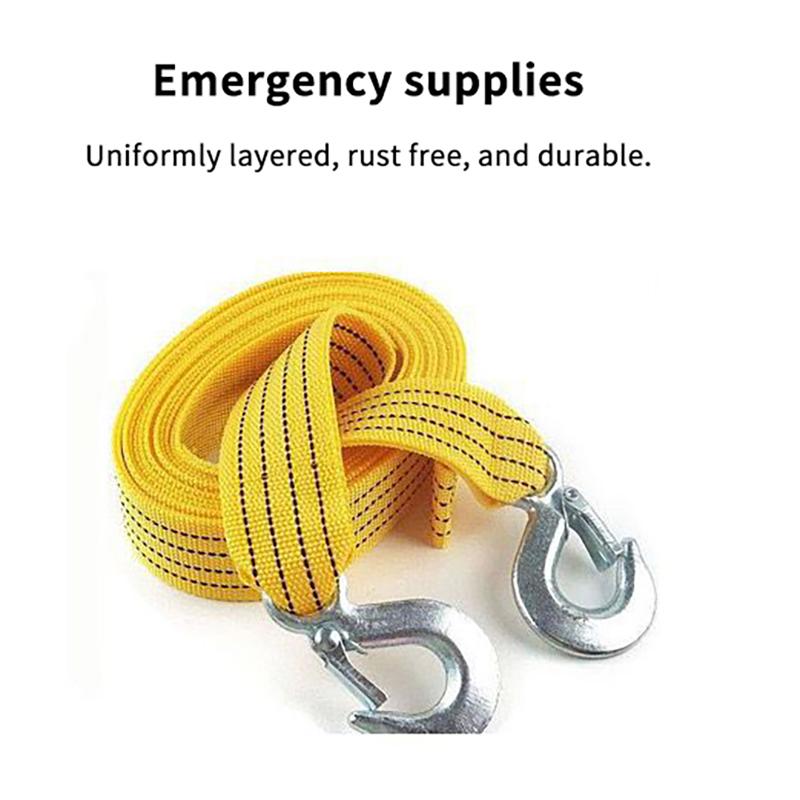 4/5 Meter Tow Rope For Truck Snatch Strap Off-road Towing Ropes Trailer Winch Cable Belt Car Traction
