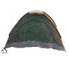Automatic Setup Tent Large Capacity Waterproof Rainproof Tent for Outdoor Camping Traveling Green and Orange 1‑2 Person