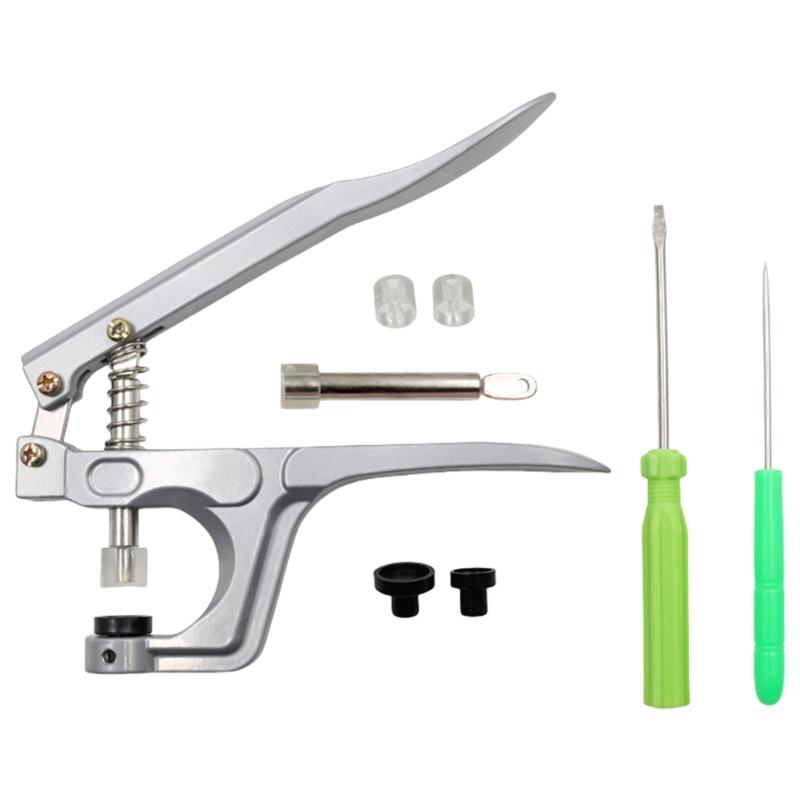 

Handy Button Installation Tool Handheld Pliers Tool Button Fastener Tool Multipurpose Button Fastener Tool for Clothing античный серебряного