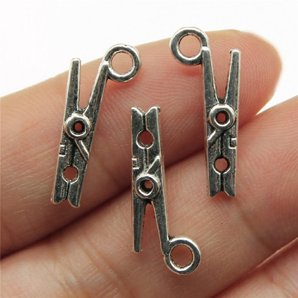 Charms Clothes Hanger Pendants Minimalist Jewelry Components QC031