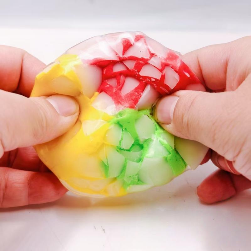 Colorful Jelly Cube Squeeze Toy Soft Texture Slow Rebound Stress Relief Perfect For Kids Adults Daily Relaxation