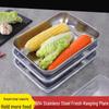 Stainless Steel Square Food Storage Container with Lid