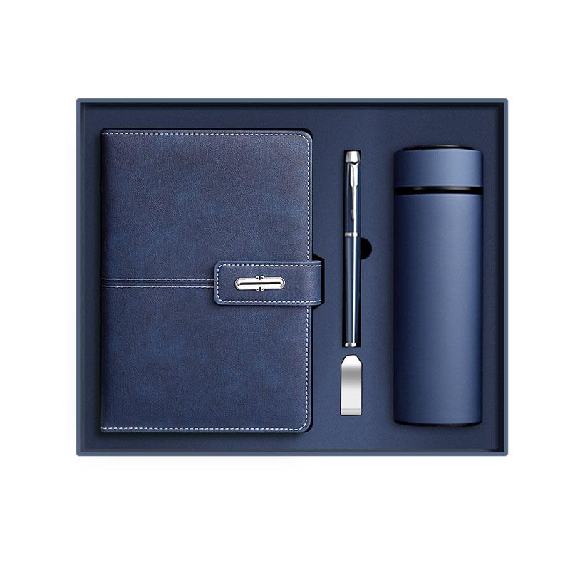 Customized Pu Leather Note Book Corporate Gift Set A5 Journal  Promotional Luxury Business Gift Items Notebook With Pen