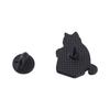 1pcs Cute Black White Cat Brooch Cartoon Animal Lapel Pin Jewelry Gifts Badge Clothes Backpack Accessories