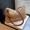 Boho Braided Shoulder Messenger Bag Large Capacity Fashion Casual Shoulder Bag High-quality Ethnic Style Simple Bag