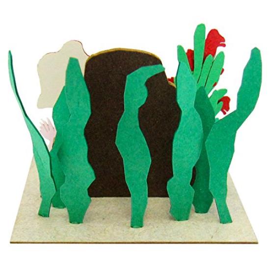 Sankei Studio Ghibli Mini Ponyo on the Cliff by the Ponyo and her paper craft Sea sisters, non-scale MP07-37