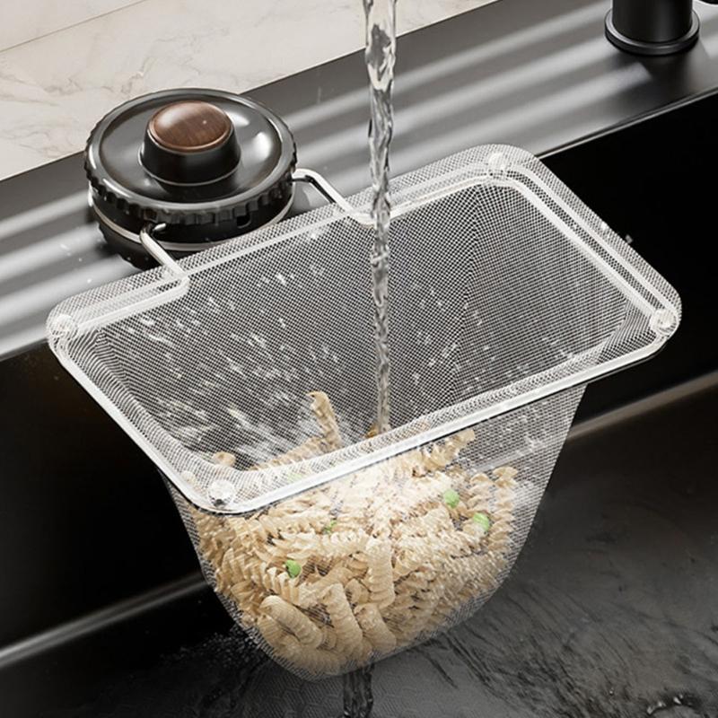 Kitchen Sink Filter With Suction Cup Design And Reinforced Mesh Efficient Food Residues Catcher Vegetable Draining Use