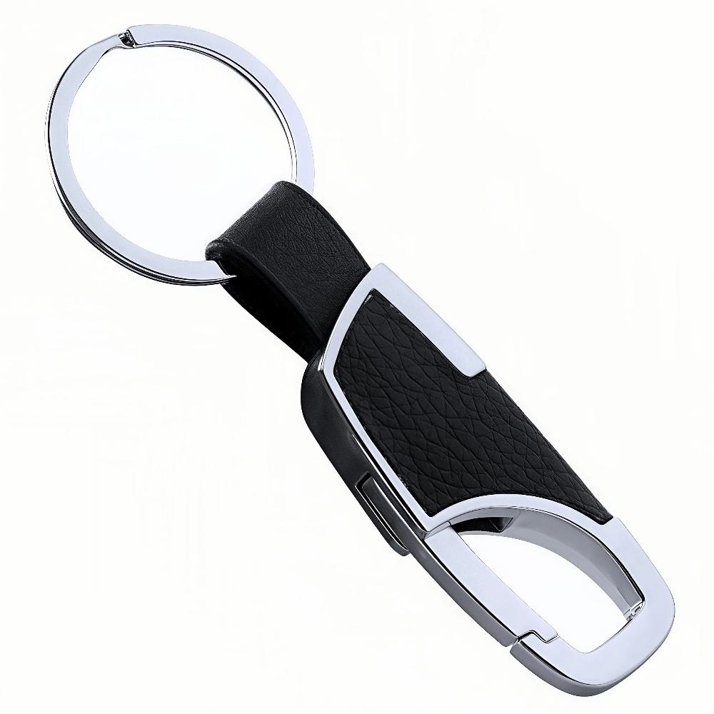 

Personalized Leather Splicing Waist Hanging Car Keychain Metal Key Ring Chain Motorcycle Keyring Accessories for Man Gift