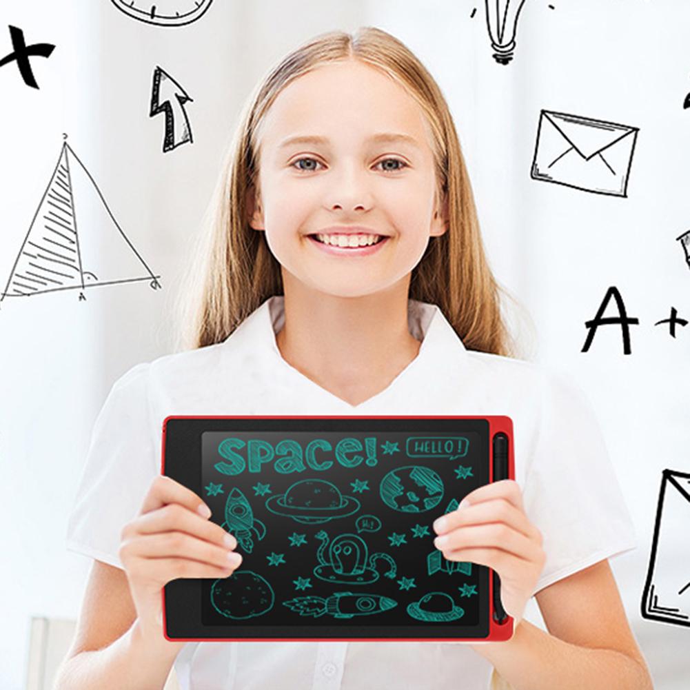 10-calowy LCD Pad do pisania Zmazywalny Wielokrotnego użytku Elektroniczna Tablica do pisania Rysowania Bazgrania ze Stylusem dla Dzieci Dorosłych Niebieski