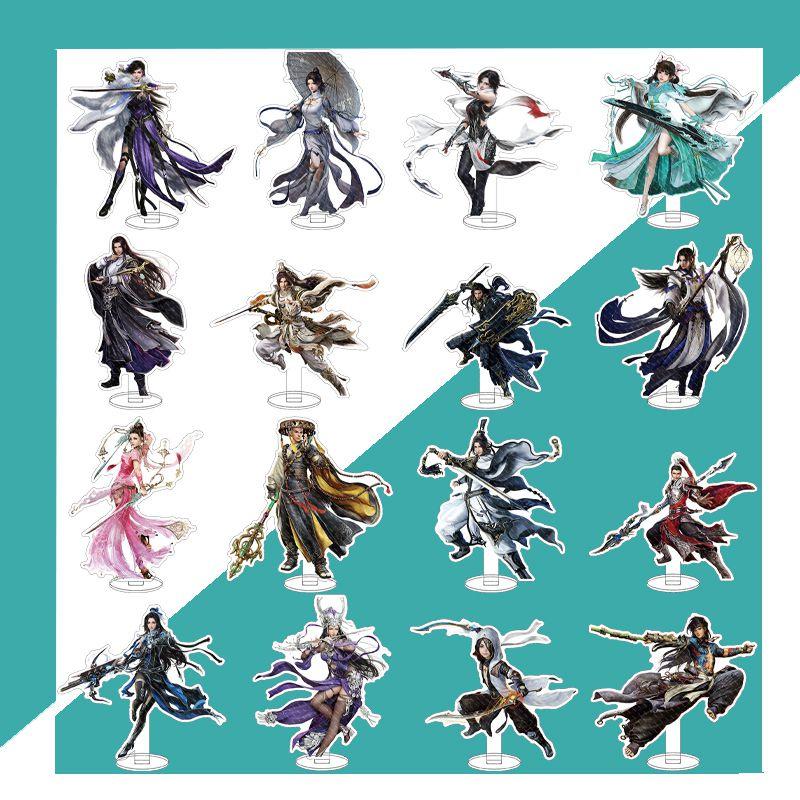 Charming Online Game Swordsman Love Character Acrylic Display For Collectors