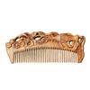 Green Sandalwood Carved Comb for Women - Long Hair Engraving Gift Comb