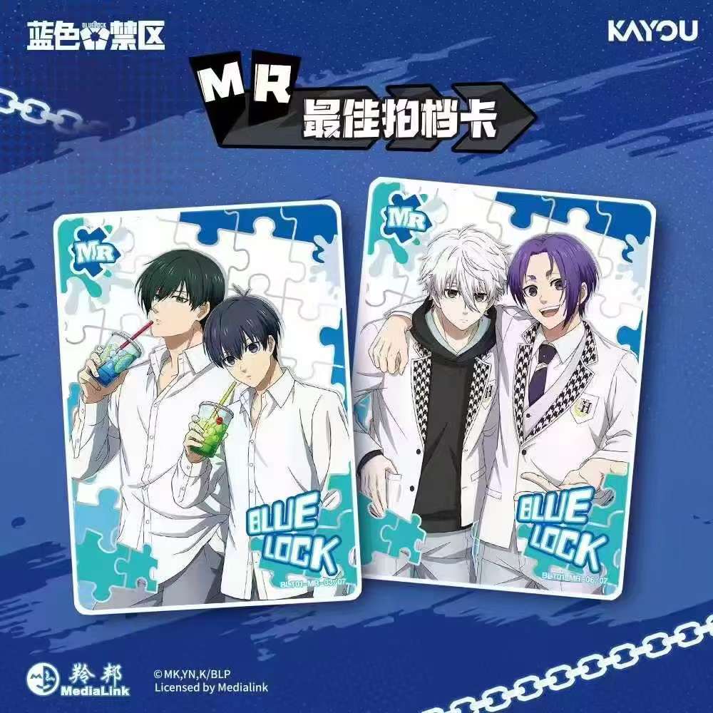 KAYOU Genuine BLUE LOCK Cards Ball Star Raw Stone Beyond Pack Best Partner BP Anime Card Collection Card Toy Gifts