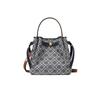 Romy T Monogram Jacquard Bucket Bag