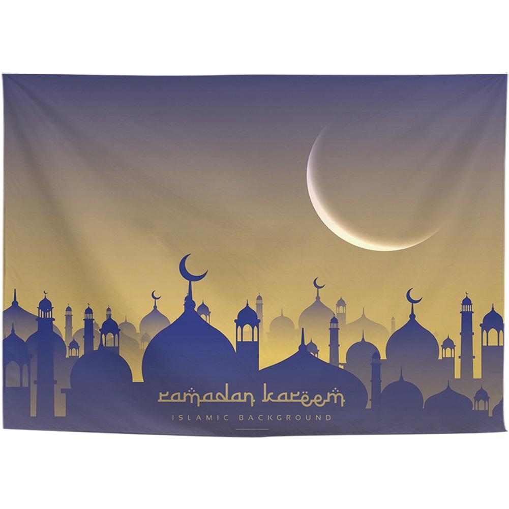 Printing Hanging Tapestry for Ramadan EID MUBARAK Decoration