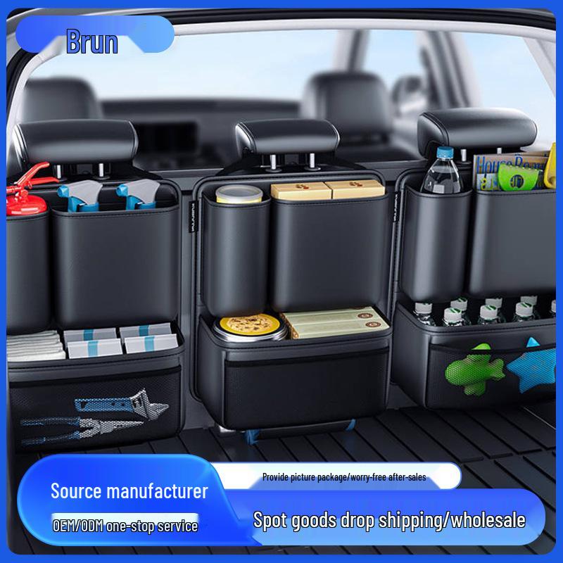 Multi-Functional Car Seat Back Organizer and Trunk Hanging Pocket