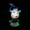 Figura di My Neighbor Totoro 19cm Studio Ghibli Totoro Scena con Ombrello PVC Modello da Collezione Bambola Giocattolo