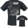 Pocket Print  Volbeat T-Shirt Men Women Vintage Metal Rock Band Graphic Tee 100% Cotton Summer Streetwear Top