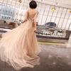 Piano Recital Long Party Evening Open 30s [EightSTAR Dress] Dress, Adult, Long, Tail, Dress, Tulle, After-Party Dress, Bride, Dress, Back, A-Line,