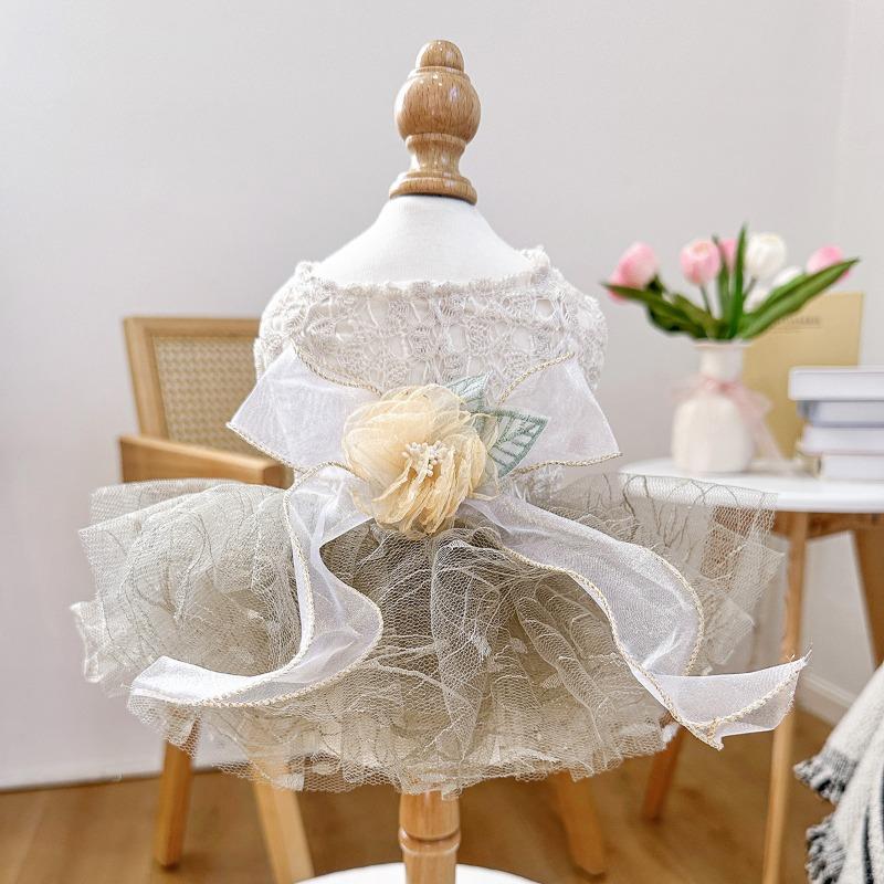 Pet Circle, Pet Clothes, Dog and Cat Clothing, Princess Gauze Skirt, Wedding Dress.