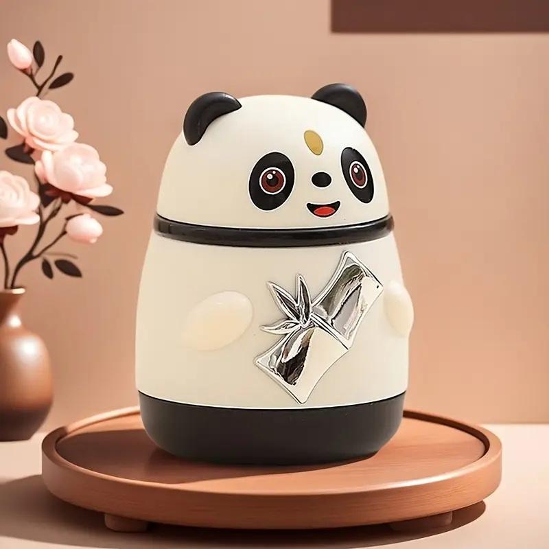 Cute Cartoon Panda Toothpick Holder Automatic Toothpick Box Push-Type Toothpick Box Suitable For Home Bar Party