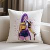 Kpop Demon Hunters Pillowcase Anime Sofa Cushion Cover Bedroom Decor