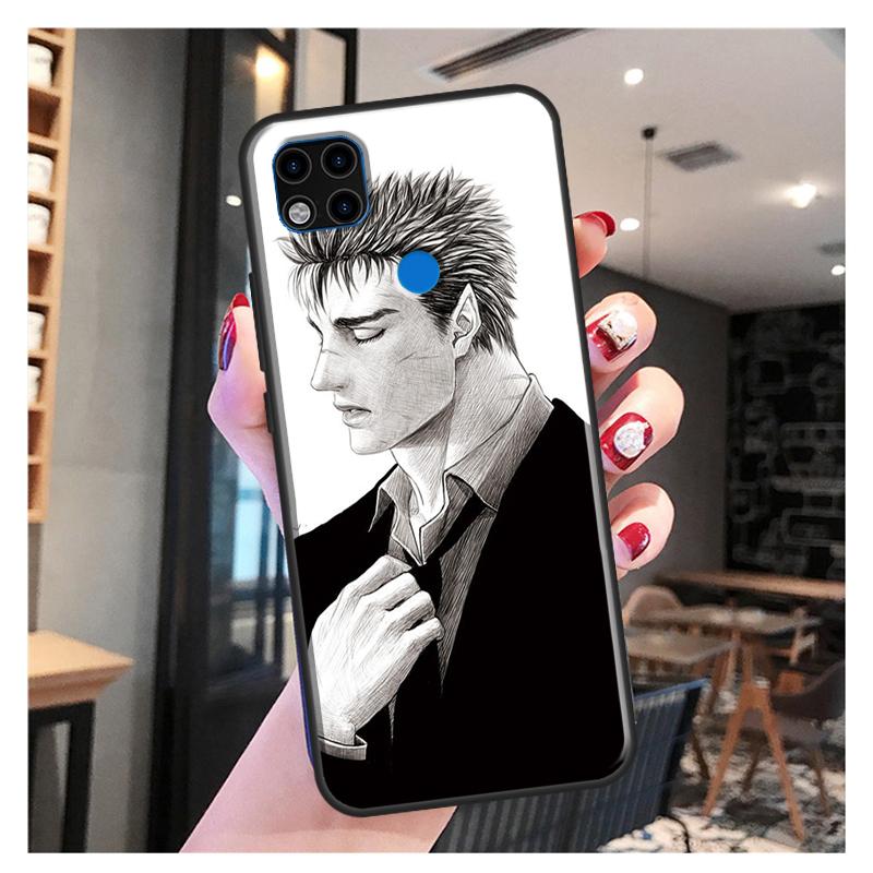 Berserk Guts Anime Case For Xiaomi Redmi Note 10 Pro Note 9 Pro Note 11 Pro 8T 9S 10S 10 9A 9T 9C Cover Case