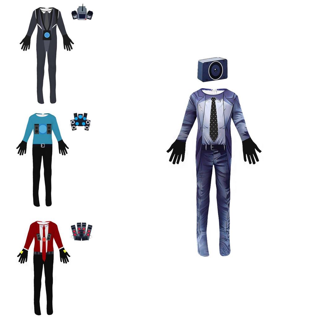 Хелловін Туалетний Чоловік Проти. Комбінезон Чоловік-спостерігач Крос-овер Гаряча Новинка Молочний Шовк Поліестер Спандекс Весна 2023