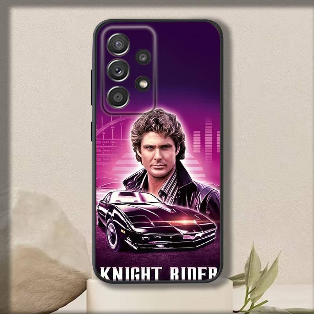 

K-KITT Knights R-Rider Phone Case For Samsung S 25,24,23,22,30,21,10,9,Ultra,Plus,Lite,FE,4,5 G Soft Black Case Samsung S25ULTRA