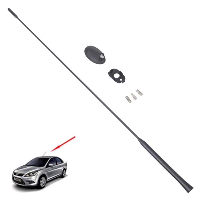 Antenne Longue 21,5 pouces Antenne de Signal de Voiture Antennes Antenne Radio AM FM Toit Stéréo Mâts d'Antenne pour Focus 2000-2007