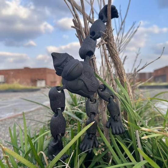 3D Printed Gorilla Toy Flexible Articulated Gorilla Model with Movable Joints Collectible Figurine for Desk