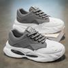 Men Shoes Chunky Sneakers Designer Soft Sole Sport Shoes Fashion Casual Microfiber Leather Height Increased Platform Sneakers