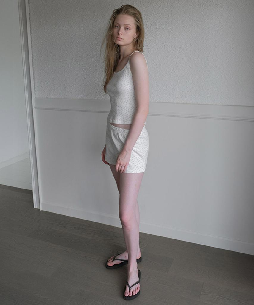 TARVERT Lucy Eyelet Shorts - Ivory