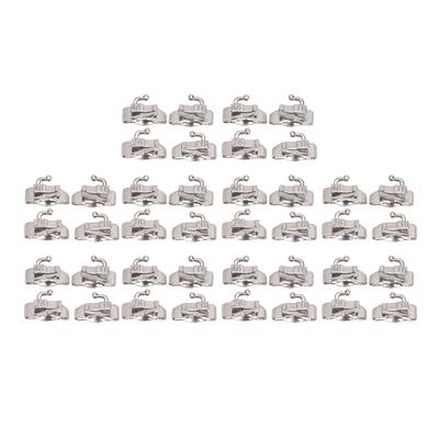 40pcs Dental Bondable Buccal Tube 1st 0.022inch Depth Self Adhesive Molar Single Buccal Tube Slot