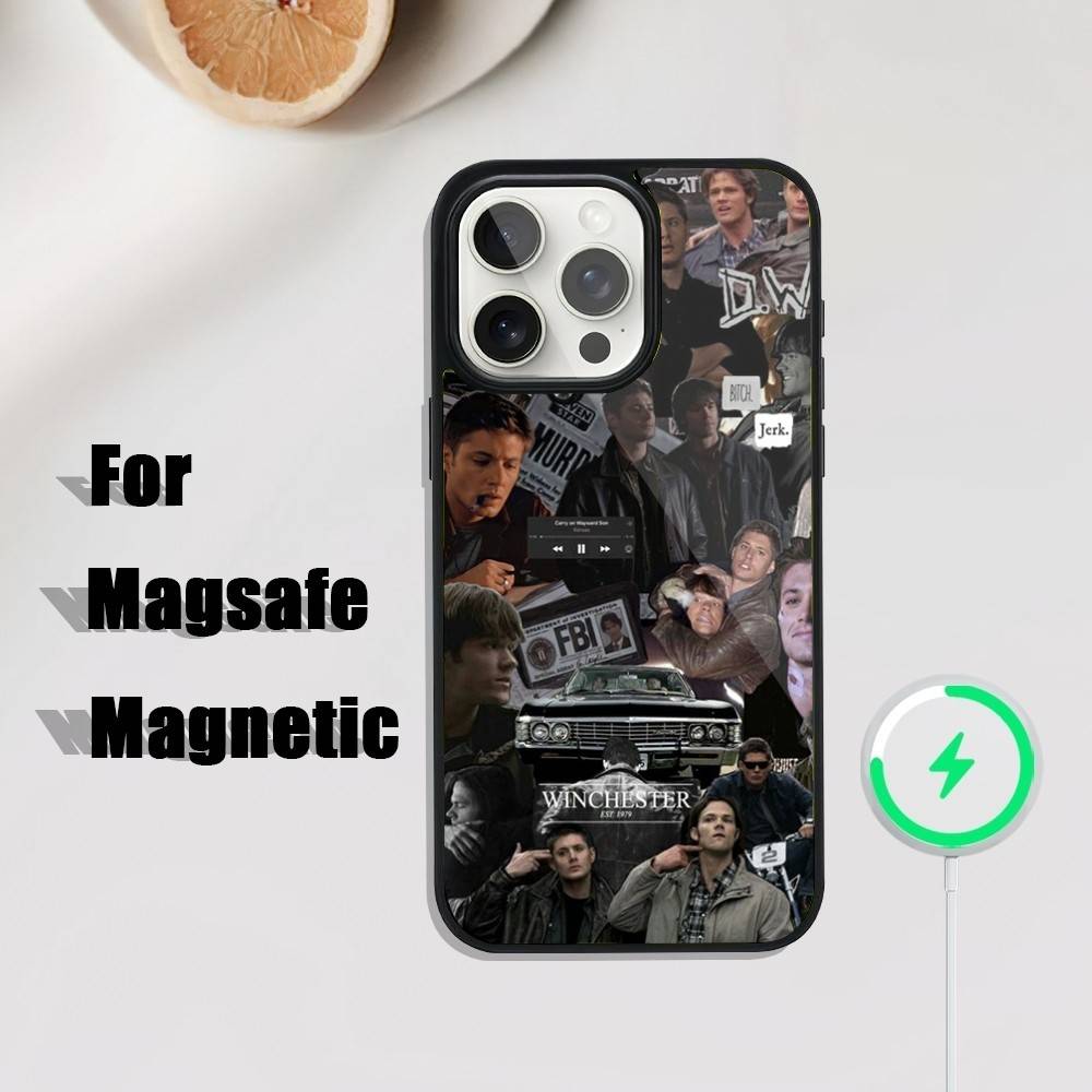

Dean Winchester S-Supernatural Phone Case iPhone 17,16,15,14,13,12,11,Pro,Max,Plus,Mini,SE4,E Magnetic Magsafe Wireless Charging iPhone15pro