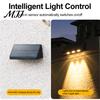 Outdoor Solar Wall Lights Fence Light, Washer Waterproof Warm Light Lamps Lamp, Garden Street Balcony Yard Stairs Decor Energy-saving