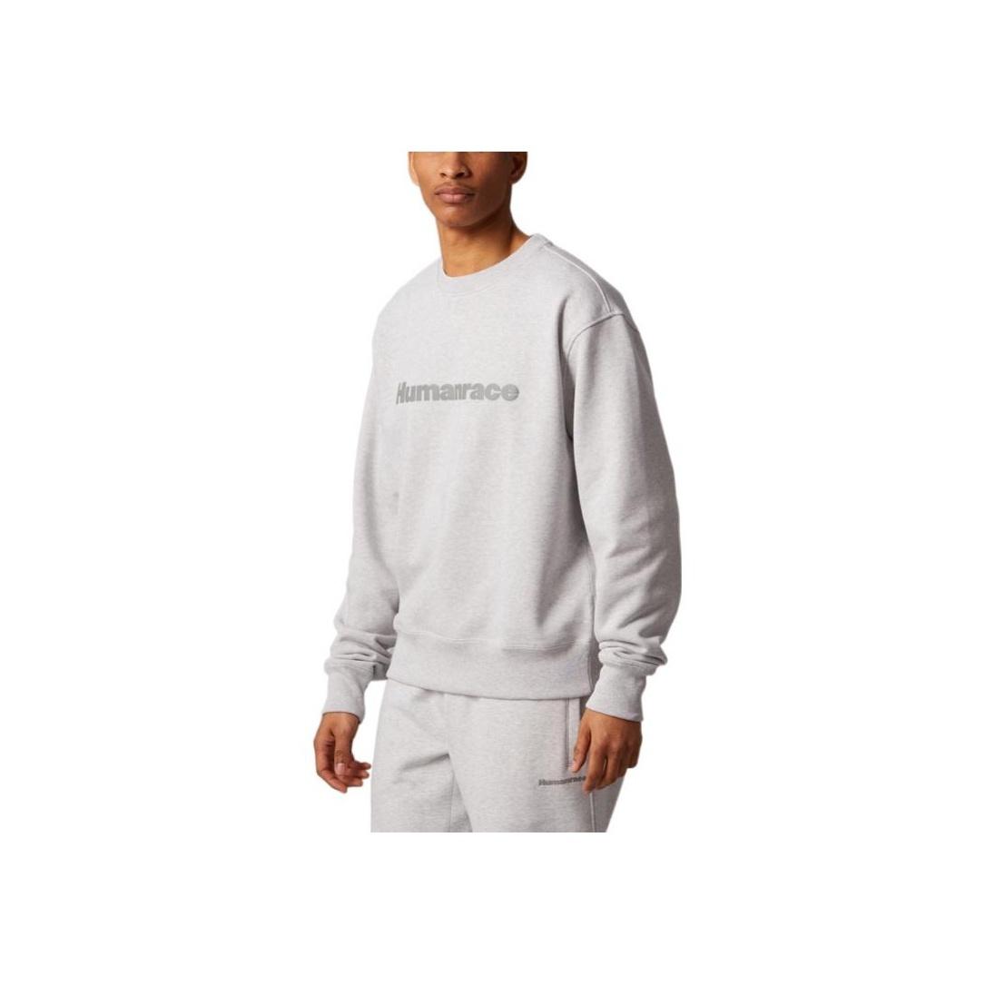 

Базовые светло-серые топы с круглым вырезом adidas x Pharrell Williams Humanrace HI5543 S