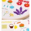 Embroidery Kit for Beginners DIY Lovers Practical Embroidery Stitch Practice Kit Crucifix Stitch Kits for w/ Embroidery