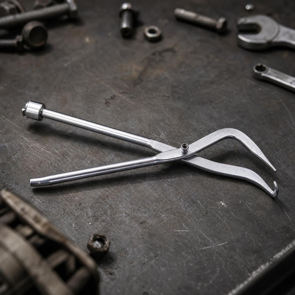 Drum Brake Spring Pliers for Brake Shoe Removal and Adjustment - Automotive Drum Brake Service Tool