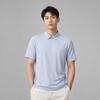 Anta Training Series Solid Color Comfortable Breathable Versatile Short Sleeve Polo Shirt Men Tops Light-Smoke-Blue 152627103D-1