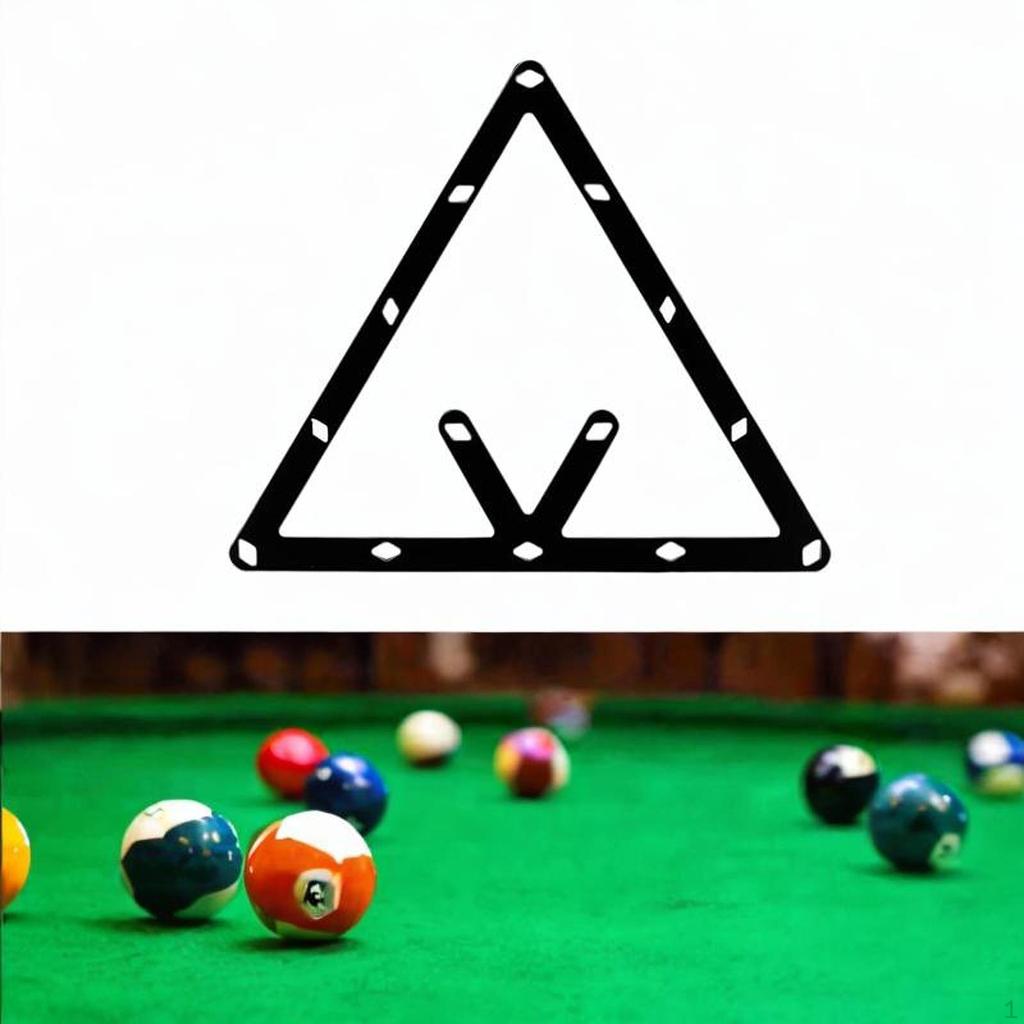 6Pcs Magic Rack Sheet Snooker Pool Billiard Point Stickers Table Marker 3pc 8ball 9ball